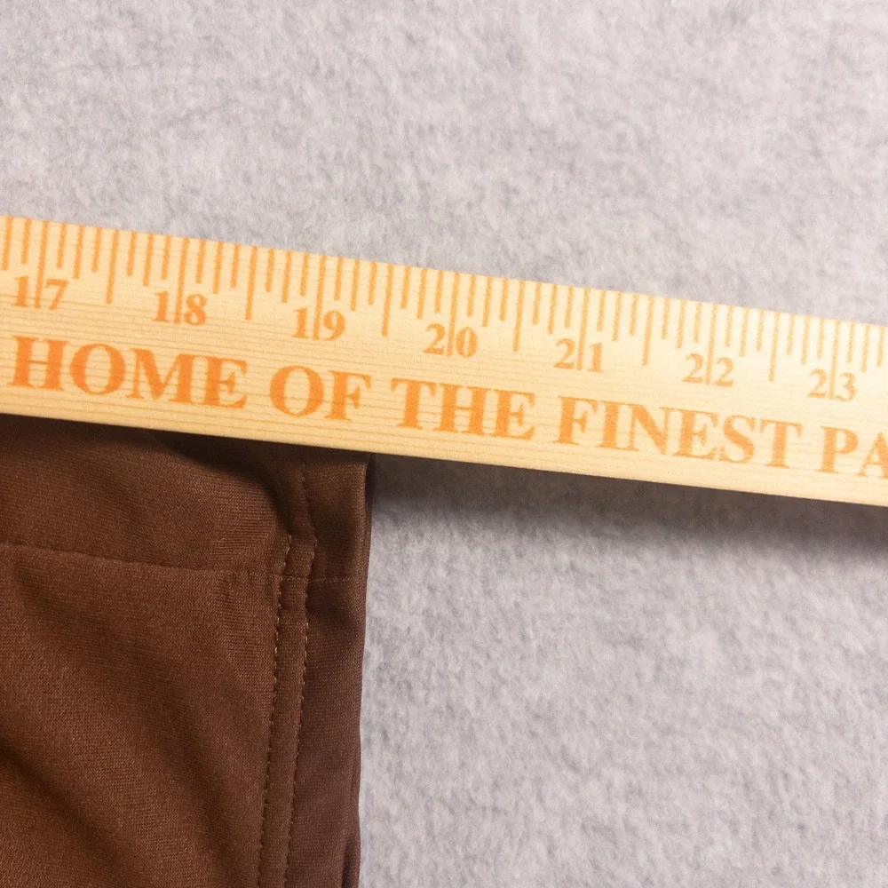 Mens Brown Mesh Athletic Gym Shorts XXL Elastic Waist Drawstring Pockets